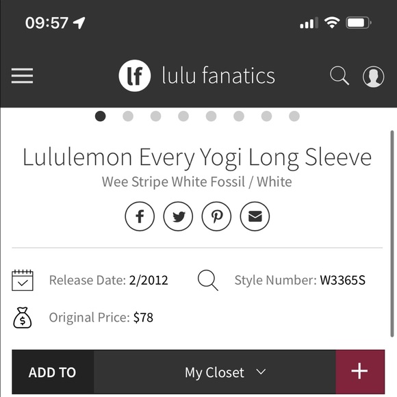 💞reversible LULULEMON every yogi long sleeve - Picture 16 of 16